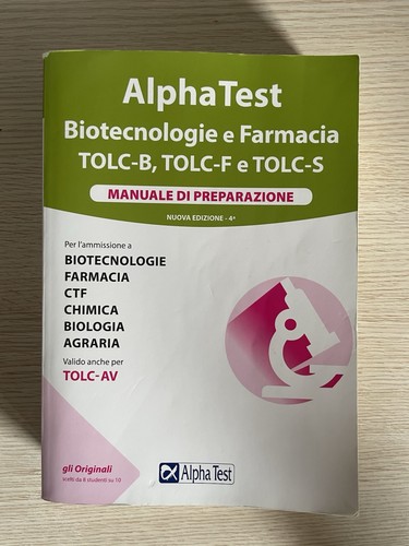 Libro alpha test - libro,