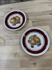 Set Of 2 Imperial Bavaria/ Winterling Bavaria Vintage Small Salad Plate Fruit