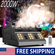 Macchina per bolle nebbia fumo DMX luce LED RGB soffiatore a bolle palco nebulizzatore DJ