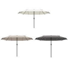 Outsunny Ombrellone con LED