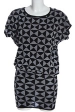 BODYFLIRT Abito di maglia Donna Abito Taglia IT 38 nero-grigio chiaro