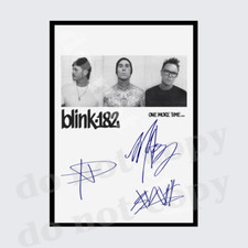 BLINK 182 SIGNED AUTOGRAPH