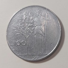100 LIRE 1959 VARIANTE/ERRORE