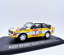 Modellino auto rally scala 1:43 Audi Sport Quattro diecast modellismo