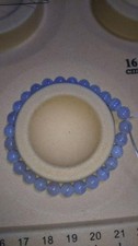 Bracciale Agata Pizzo Blu 8mm