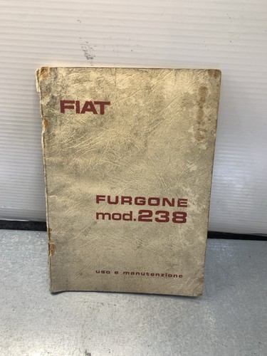 Fiat 238 furgone - 238, uso