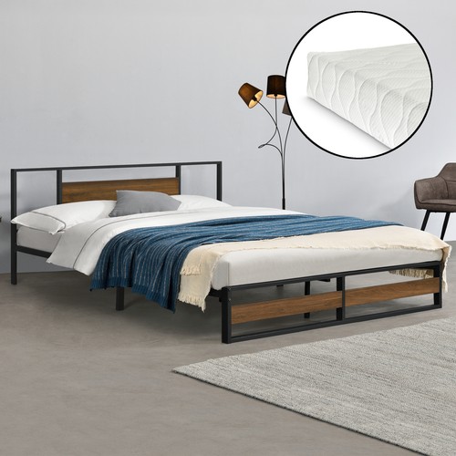 Letto matrimoniale acciaio - letto,