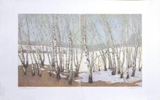 Marco Zambrelli, Betulle, Acquatinta Cera Morbida, firmata, numerata, datata e intitolata