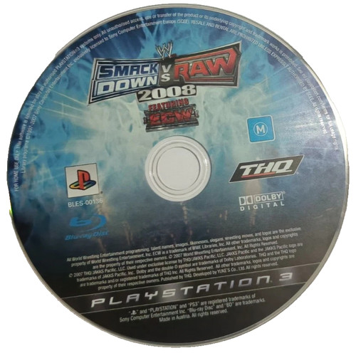 Wwe smackdown raw 2008 - wwe,