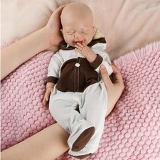 Vollence Bambola  Reborn,Neonata 46cm in Silicone, Non Bambola in Vinile,