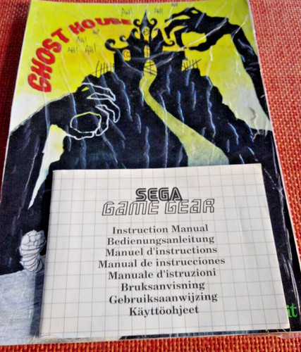 Game gear manuale - manuale, istruzioni