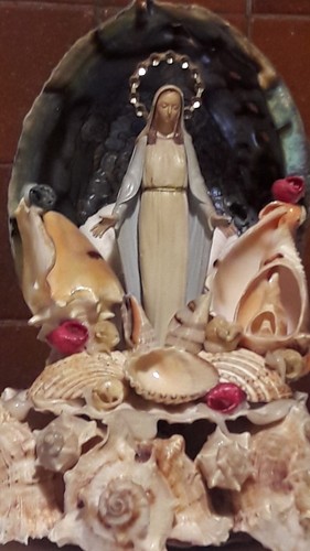 Statua vintage madonna - vintage, in