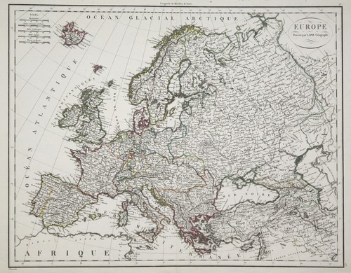 Europa originale incisione - originale,