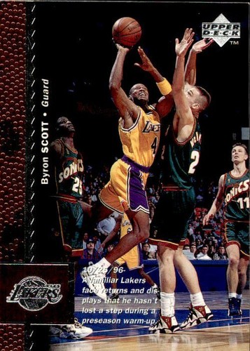Card nba byron scott 1997 - card,