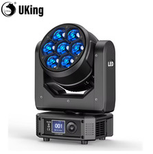 UKING ZQ02356 Testa mobile 7 x 25W RGBW LED