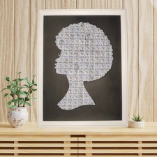 Quadro moderno etnico Afro su