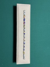 Bracciale bandiere nautiche argento 925 e Smalti