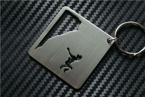 Base jumping keyring - jumping, l