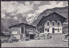 VALLE D'AOSTA COURMAYEUR 168 CASA DELLE GUIDE - MUSEO Cartolina viaggiata 1958