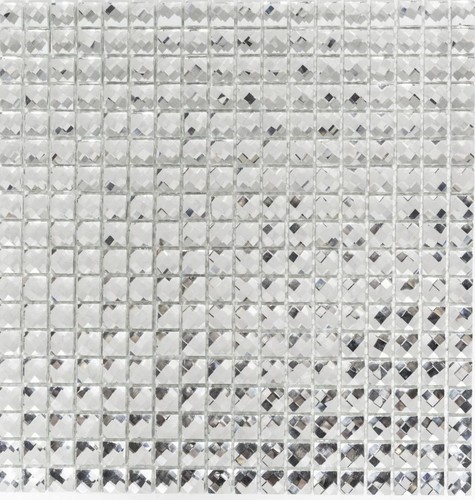 Mosaico scintillante argento - scintillante,