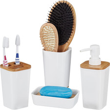 Set Da 4 Accessori Da Bagno