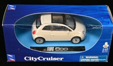 Fiat 500 White 1:43 Diecast