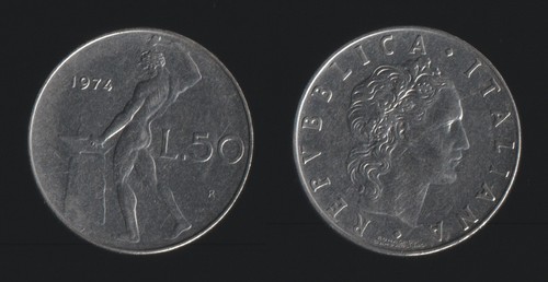 Lire 1974 vulcano - 1974,