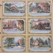 FIGURINE LIEBIG ED BELGIO SANG. 1460 MULINO AD ACQUA CAT 20