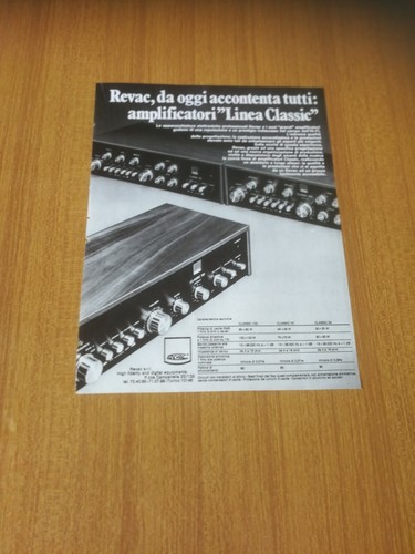 1976 revac amplificatore linea - amplificatore,