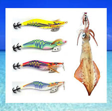 kit totanare seppie Calamari Artificiali Totanara Gialla per canna da pesca 