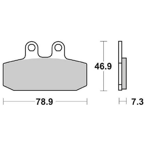 Pastiglie freno sbs 108hf - sbs,