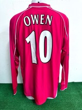 MAGLIA COPPA UEFA OWEN MATCH WORN ISSUE SHIRT JERSEY CAMISETA 2000/2001 COA