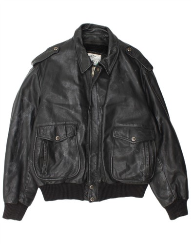 Giacca pelle militare uomo
