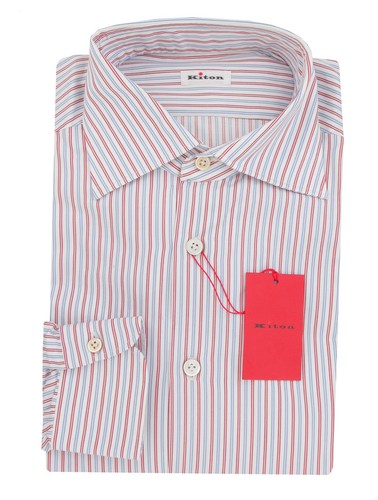 Kiton rosso righe - rosso,