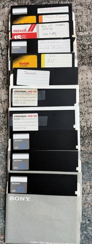 Lotto floppy disk misto