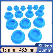Tappi in gomma siliconica blu