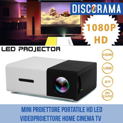 Mini proiettore portatile - mini, hd