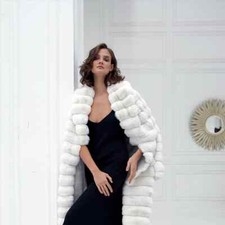 Cappotto lungo donna pelliccia