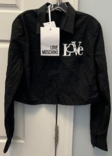 Love Moschino top donna nero