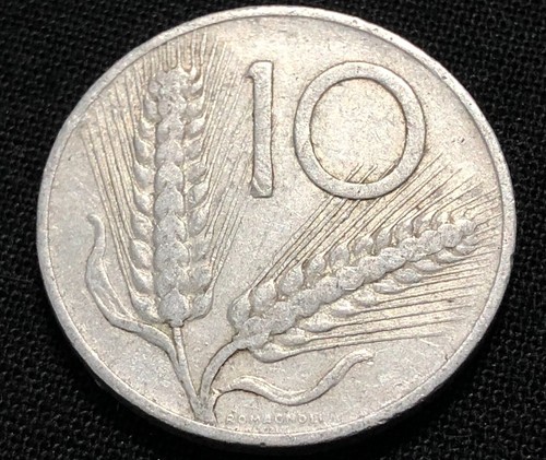 Italy lire 1953 world - italy, 10