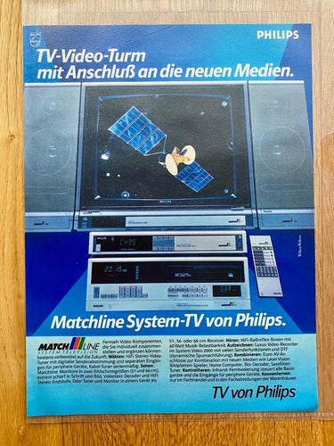 Philips video torre - tv,