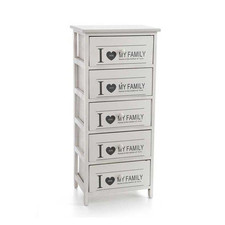 CASSETTIERA IN LEGNO DECORATA