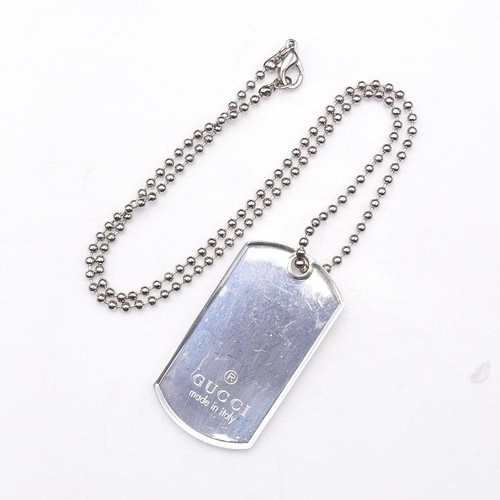 Gucci dog tag collane - tag, piastra