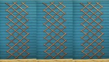 Pannello paravento traliccio giardino supporto fiori piante legno arrampicata parete x3