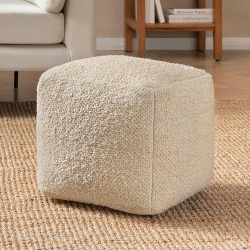 W handmade pouf - 16", 16"