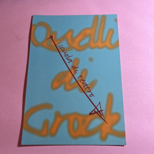 Cartolina pubblicitaria promo - cartolina,