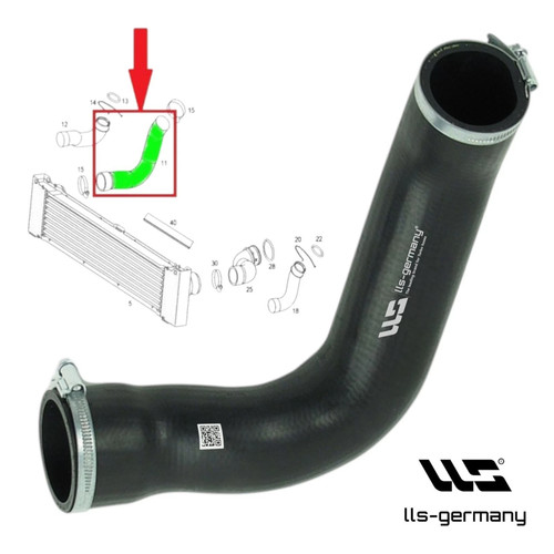 Tubo turbo per mercedes vito - tubo,
