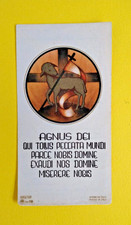 925) SANTINO AGNUS DEI. CROMOLITOGRAFIA.