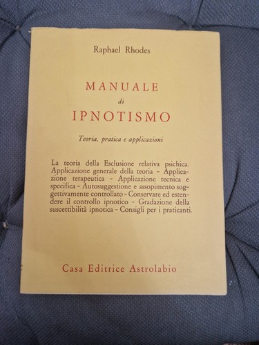 Manuale ipnotismo raphael - ipnotismo,