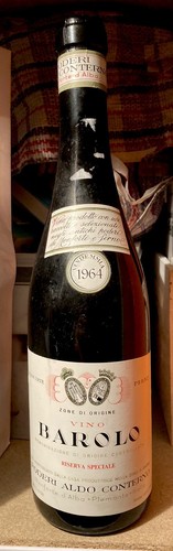 Vintage bottle poderi - vintage,